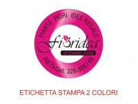 Etichette adesive per fioristi, fiorai e vivaisti (mm 34x34)  (cod.52G)